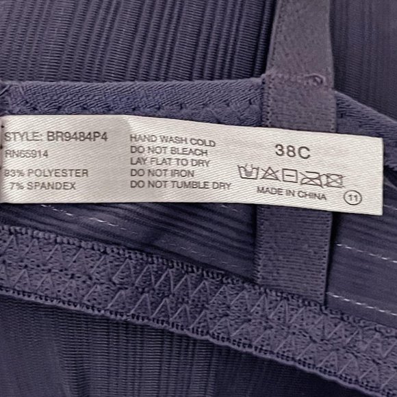 Sofra 38C Purple Bow Detail Bra - Picture 4 of 4